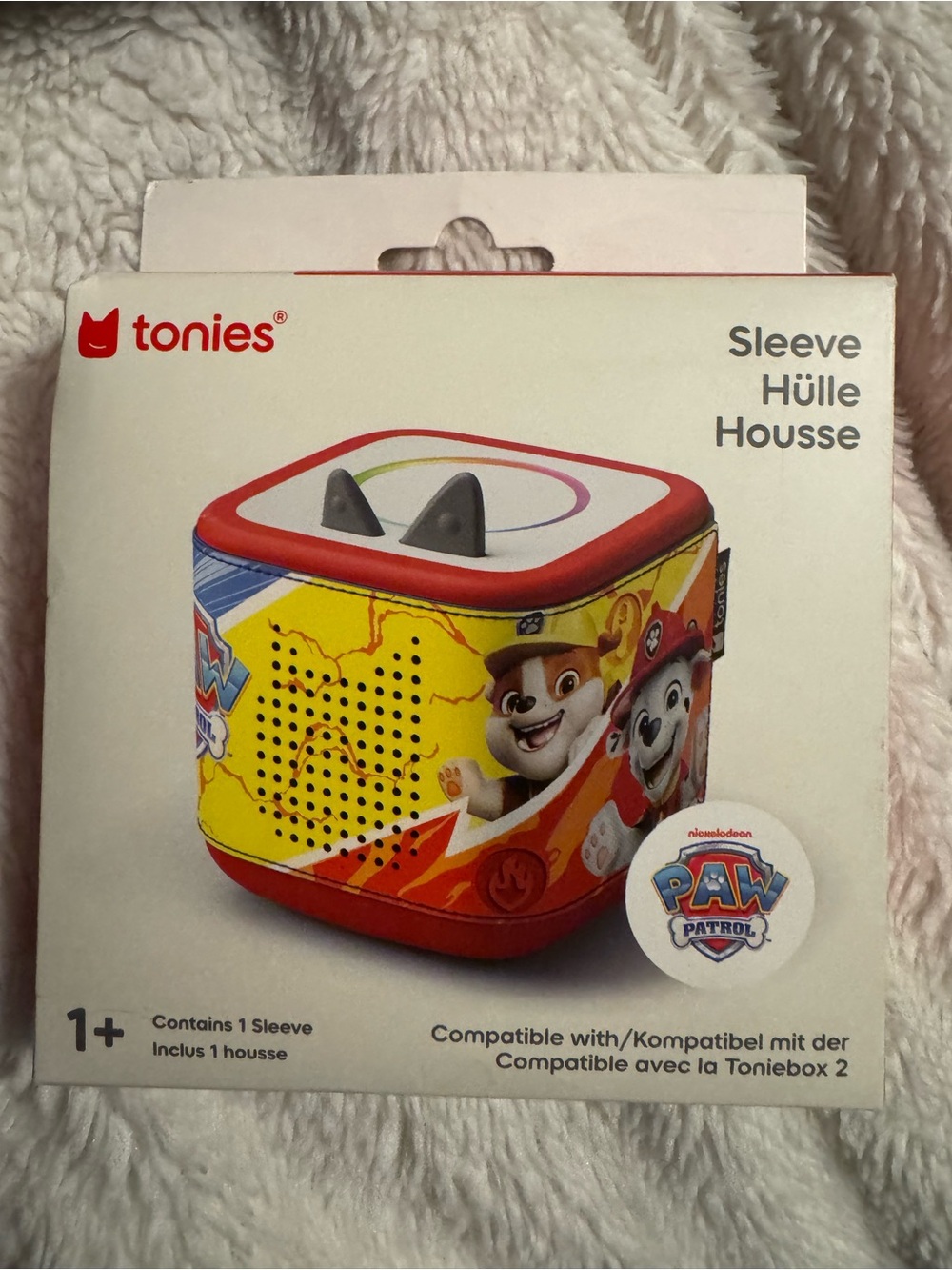 Tonies PAW Patrol Red & Yellow Toniebox Sleeve - Official Kids Cover